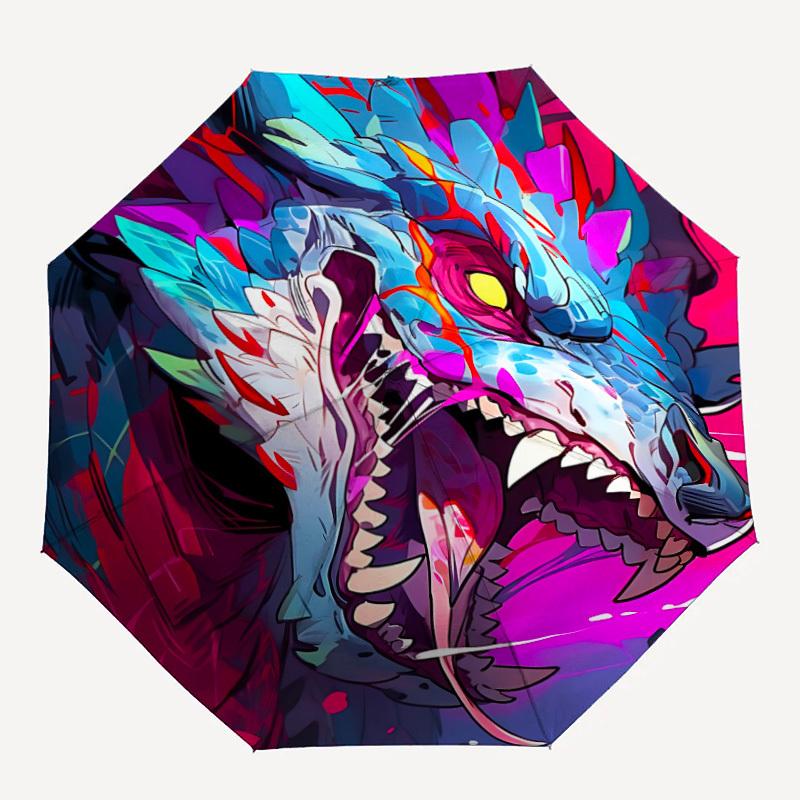 1pc Dragon Fantasy Automatic Folding Umbrella, Sturdy And Durable Automatic Folding Umbrella with 8 Ribs, Convenient for Outdoor Use031
1pc Dragon Fantasy Automatic Folding Umbrella, Sturdy And Durable Automatic Folding Umbrella with 8 Ribs, Convenient for Outdoor Use031