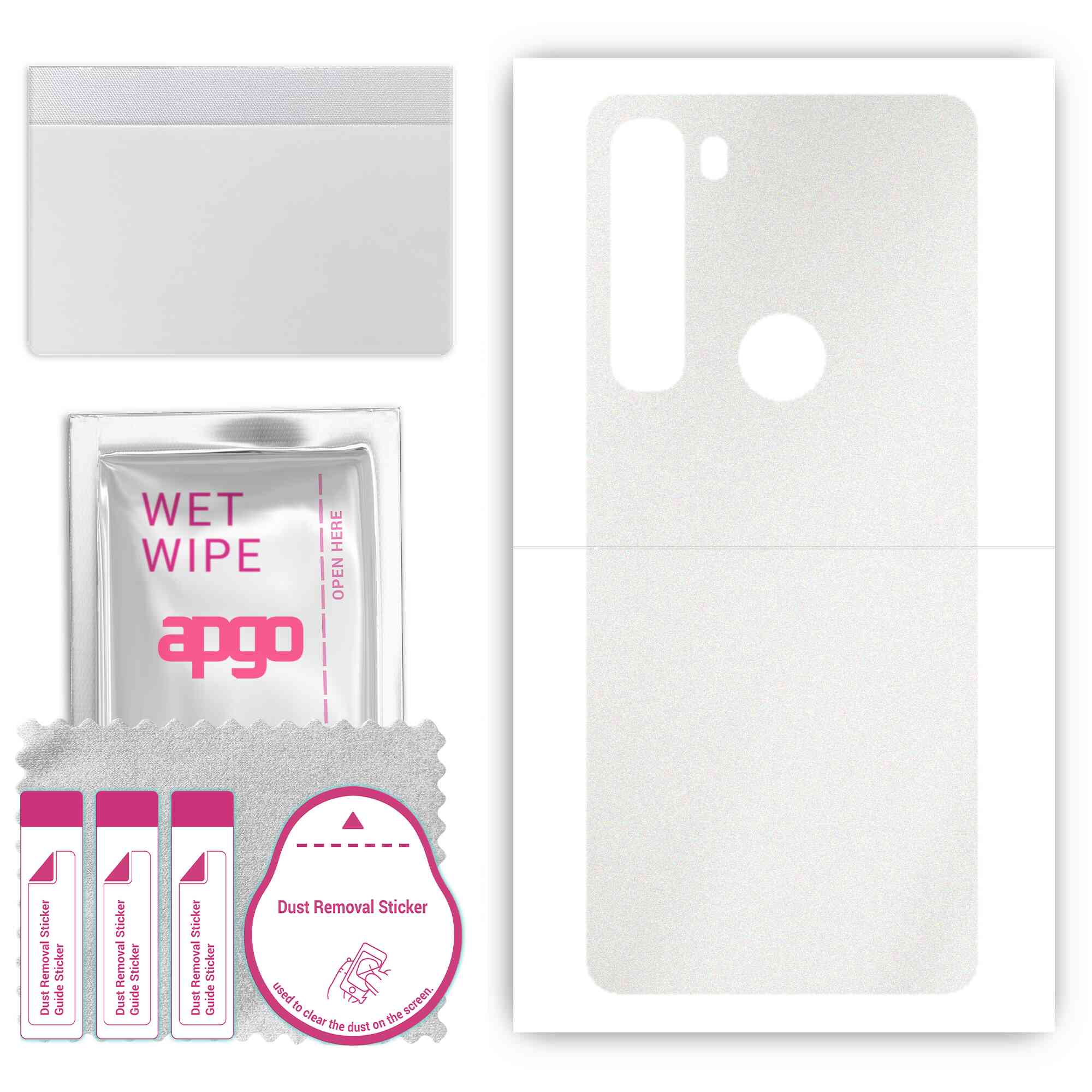 apgo Protective Skin Sticker for the back compatible with Motorola Edge, Wrap Film, Foil, Vinyl - Pattern Matte Transparent
apgo Protective Skin Sticker for the back compatible with Motorola Edge, Wrap Film, Foil, Vinyl - Pattern Matte Transparent