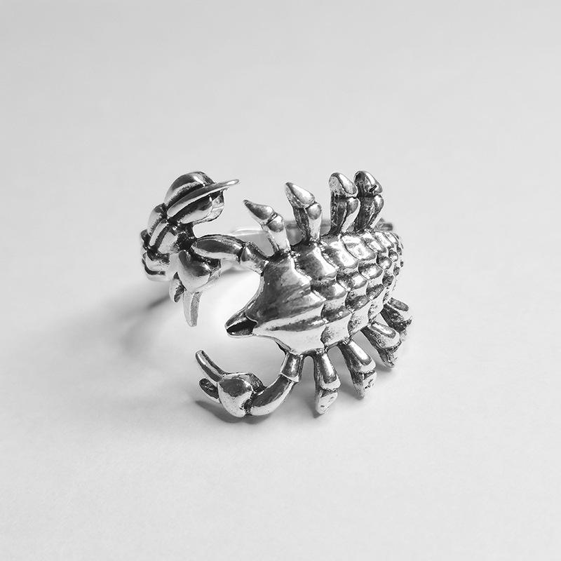 Huajie Retro Punk Style Rings Old Metal Rock Scorpion Shaped Resizable Rings New Gifts Accessories Resizable Rings срібний
Huajie Retro Punk Style Rings Old Metal Rock Scorpion Shaped Resizable Rings New Gifts Accessories Resizable Rings срібний