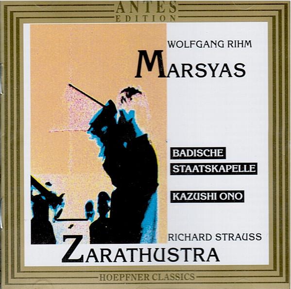 CD RIHM / ONO / BADISCHE STAATSKAPELLE - Rihm: Marsyas/Strauss: Zarathustra BMCD319138 Antes Edition 2000 Germany Classical Used
CD RIHM / ONO / BADISCHE STAATSKAPELLE - Rihm: Marsyas/Strauss: Zarathustra BMCD319138 Antes Edition 2000 Germany Classical Used