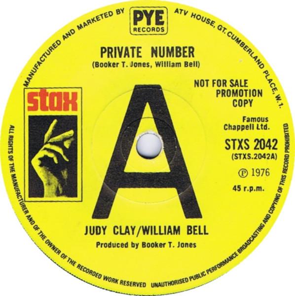 7inch Record JUDY CLAY / WILLIAM BELL - Private Number STXS2042PROMO Stax 1976 UK Soul/Funk Used
7inch Record JUDY CLAY / WILLIAM BELL - Private Number STXS2042PROMO Stax 1976 UK Soul/Funk Used