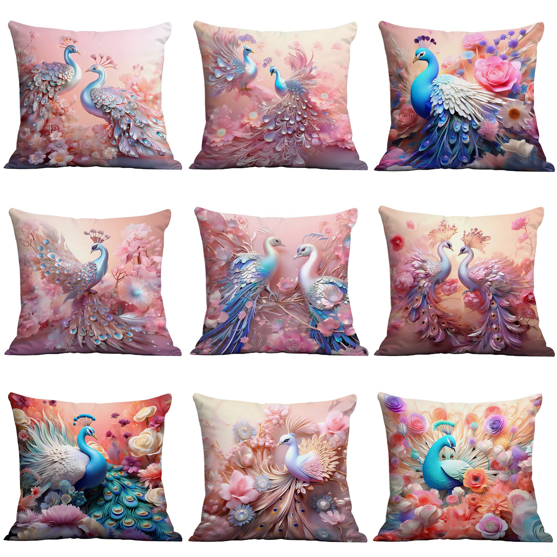 Light Luxury Peacock Pillowcase Imitation Three-dimensional Peacock Pillowcase Sofa Living Room Sofa Pillowcase 45 * 45Cm
Light Luxury Peacock Pillowcase Imitation Three-dimensional Peacock Pillowcase Sofa Living Room Sofa Pillowcase 45 * 45Cm
