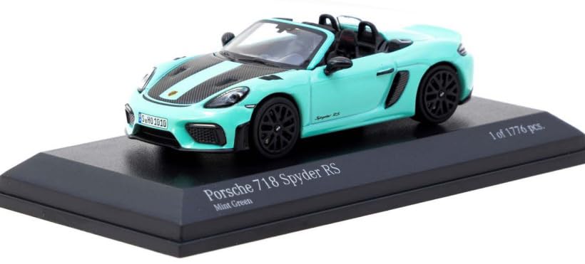 Model Art COLLAB64 MINICHAMPS x Tarmac Works Porsche 718 Spyder RS Mint Green Finished Model Paul s - 1/64 T64MC-008-MG
Model Art COLLAB64 MINICHAMPS x Tarmac Works Porsche 718 Spyder RS Mint Green Finished Model Paul s - 1/64 T64MC-008-MG