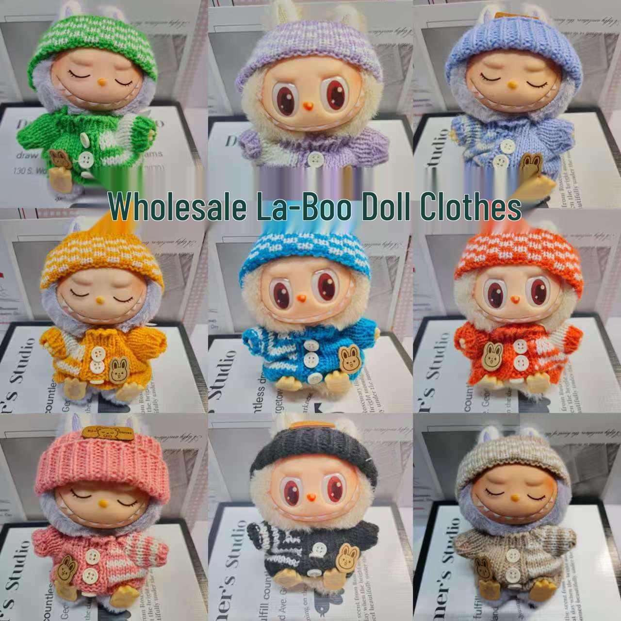 Labubu Sit Sit Party Doll Clothes: 17cm 1st & 2nd Gen Sweater and Hat Set 17cm Labubu Doll Clothes (Doll Not Included)
Labubu Sit Sit Party Doll Clothes: 17cm 1st & 2nd Gen Sweater and Hat Set 17cm Labubu Doll Clothes (Doll Not Included)