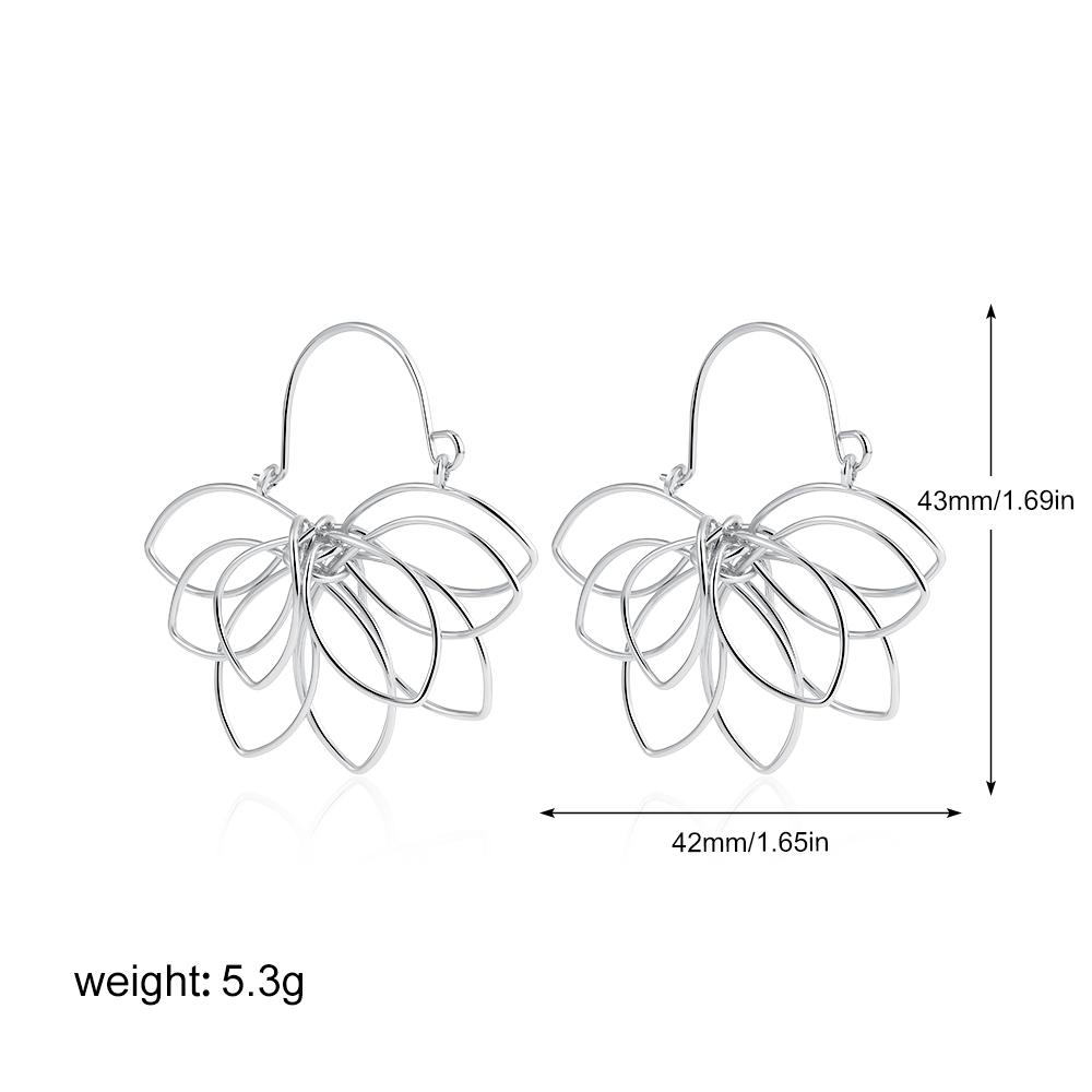 New Trendy Flower Drop Earrings for Women Gold Plated Handmade Wrapped Metal Tiny Line Hollow Statement Earring Hooks Zircon медный
New Trendy Flower Drop Earrings for Women Gold Plated Handmade Wrapped Metal Tiny Line Hollow Statement Earring Hooks Zircon медный