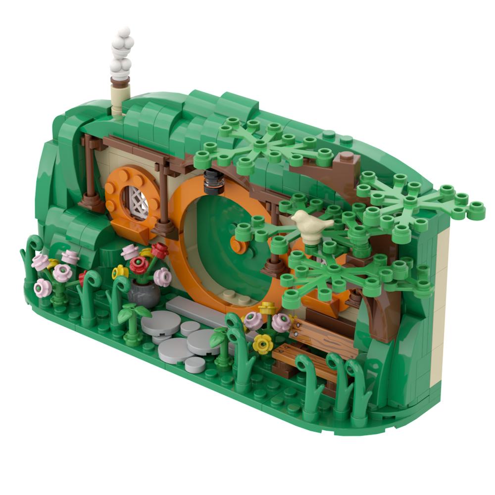 MOC Hobbit Hole Building Kit, Mini Bag Movie Architecture Model , Desktop Ornament & Collector s Model
MOC Hobbit Hole Building Kit, Mini Bag Movie Architecture Model , Desktop Ornament & Collector s Model