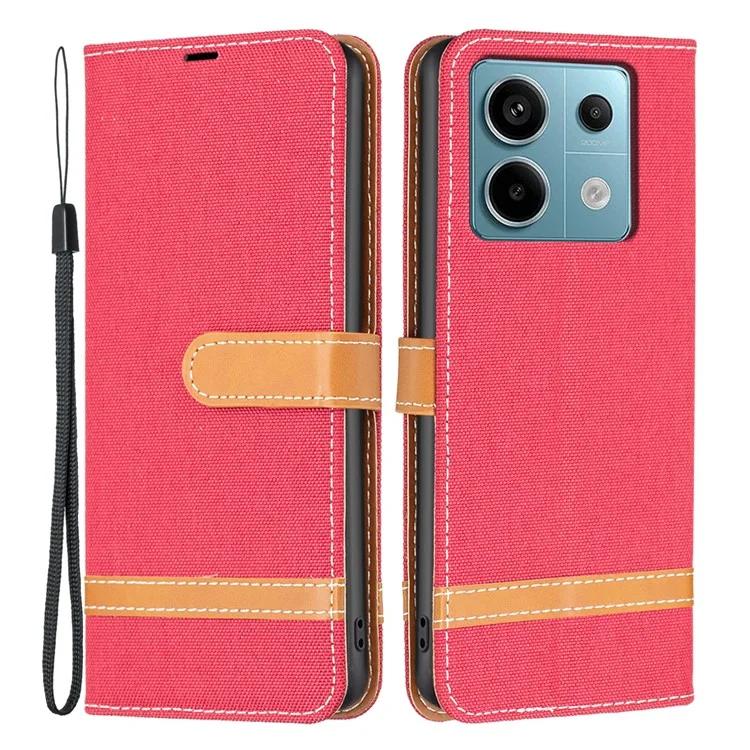 For Xiaomi Redmi Note 13 Pro 4G / Poco M6 Pro 4G Leather Wallet Case Jeans Cloth Texture Protective Cover
For Xiaomi Redmi Note 13 Pro 4G / Poco M6 Pro 4G Leather Wallet Case Jeans Cloth Texture Protective Cover