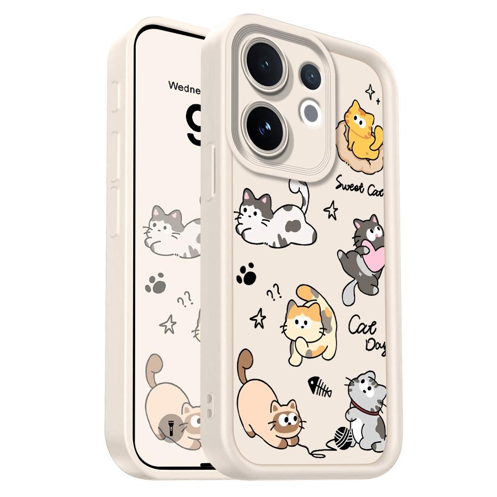 Playing Cute Cat Phone Case For VIVO V60 V50 V40 Lite V30 V29 V29E V27 V27E V25 V25E V23 V23E Pro 4G 5G Staircase Soft Cover Vivo V27
Playing Cute Cat Phone Case For VIVO V60 V50 V40 Lite V30 V29 V29E V27 V27E V25 V25E V23 V23E Pro 4G 5G Staircase Soft Cover Vivo V27