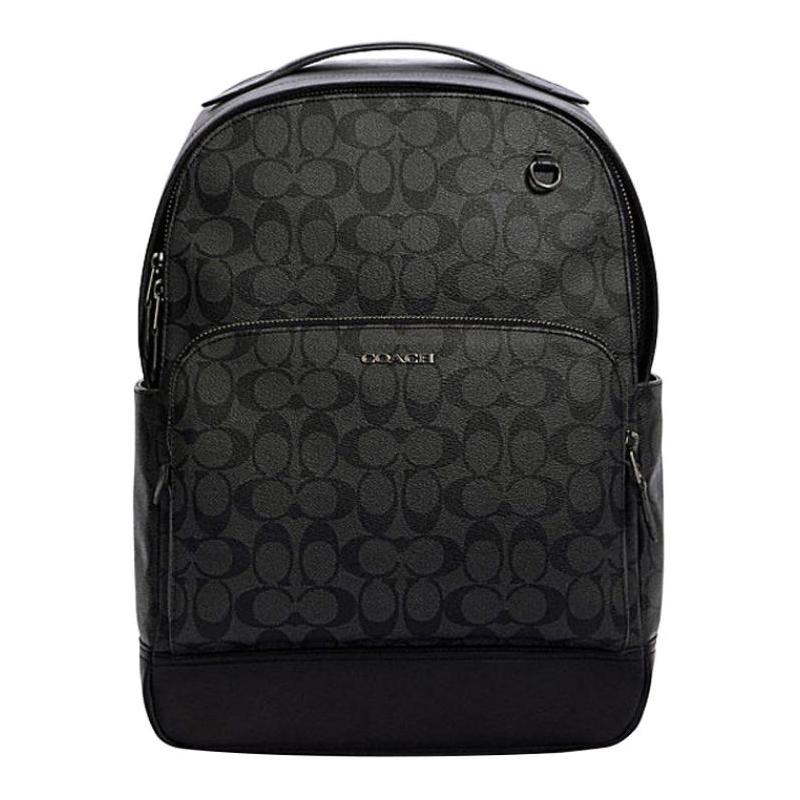 COACH Graham 29 Classic Metal Logo Presbyopia Print Coated Canvas and Smooth Calf Leather School Bag Backpack Backpack Large Men s Charcoal Black чорний
COACH Graham 29 Classic Metal Logo Presbyopia Print Coated Canvas and Smooth Calf Leather School Bag Backpack Backpack Large Men s Charcoal Black чорний
