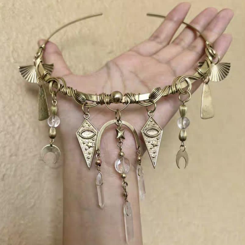 Star and Moon Water Drop Tassel Collar Retro Rustic Style Personality Necklace Heavy-duty Wound Choker Fashion Jewelry Accessory
Star and Moon Water Drop Tassel Collar Retro Rustic Style Personality Necklace Heavy-duty Wound Choker Fashion Jewelry Accessory