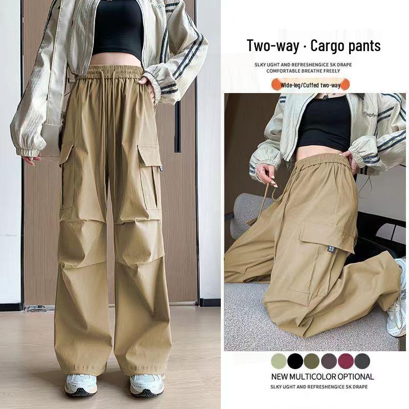 Unisex Plus Size Black High Waist Cargo Pants: Slimming, Loose Fit, Straight Leg for Spring/Autumn 2026. L for 80-110 lbs
Unisex Plus Size Black High Waist Cargo Pants: Slimming, Loose Fit, Straight Leg for Spring/Autumn 2026. L for 80-110 lbs