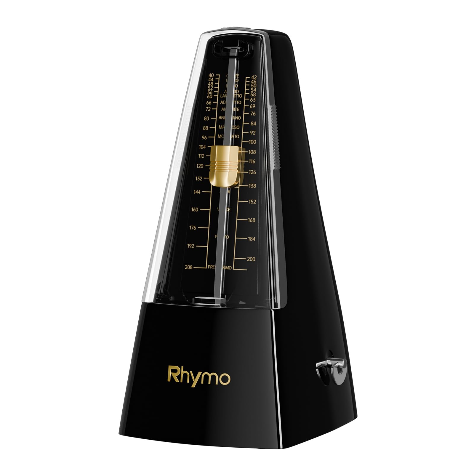 Механический метроном Rhymo на 4 доли, регулируемый, высоко рекомендован для музыки, для инструмента, черный, для фортепиано/гитары/скрипки, 40-208 уд./мин., (2/4, 3/4, 4/4, чёрный
Механический метроном Rhymo на 4 доли, регулируемый, высоко рекомендован для музыки, для инструмента, черный, для фортепиано/гитары/скрипки, 40-208 уд./мин., (2/4, 3/4, 4/4, чёрный