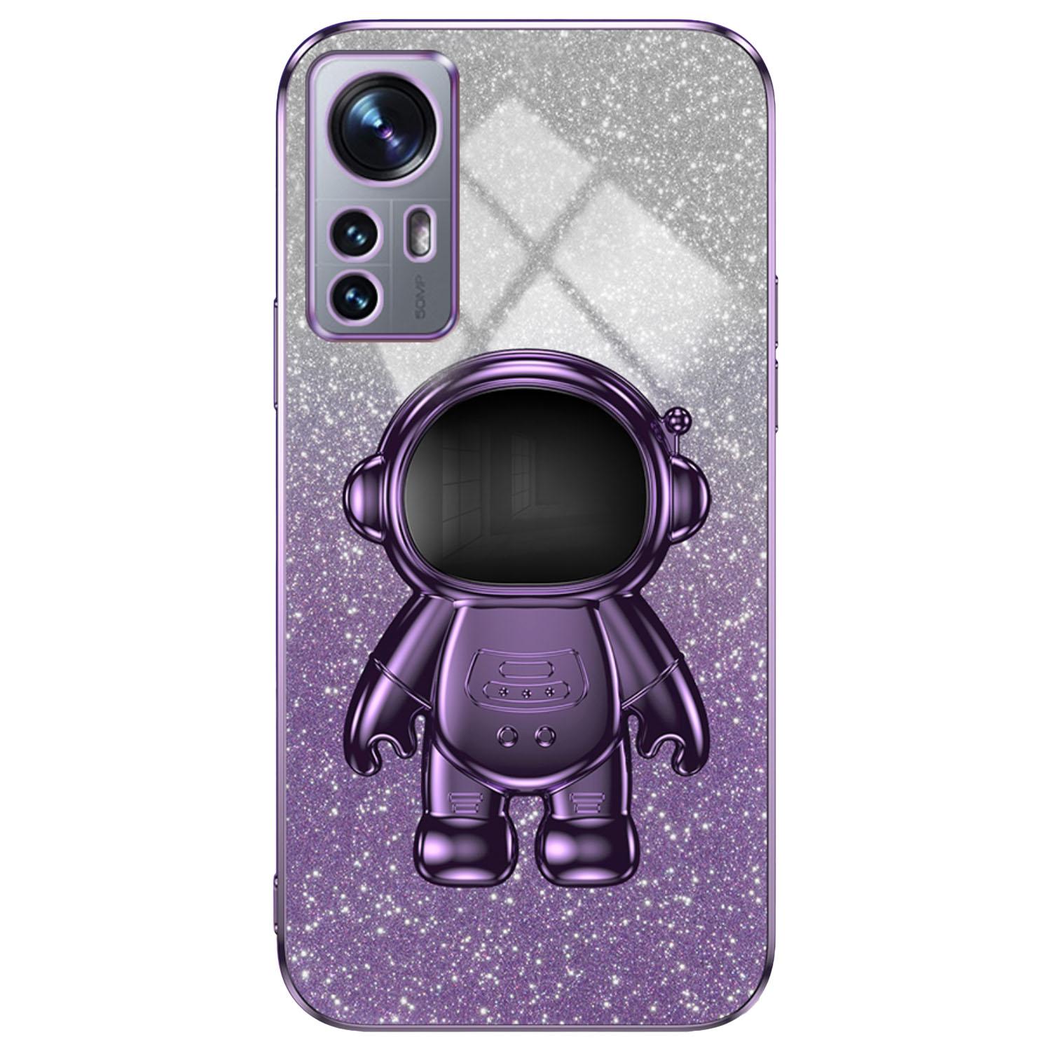 For Xiaomi 12 Lite 5G Cellphone Case PC+TPU Electroplating Astronaut Kickstand Protective Cover Purple
For Xiaomi 12 Lite 5G Cellphone Case PC+TPU Electroplating Astronaut Kickstand Protective Cover Purple