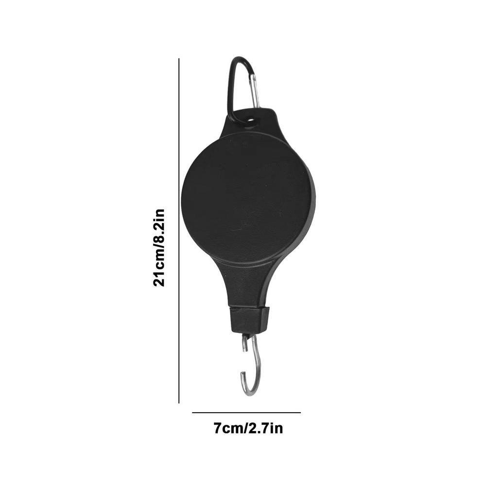 Garden Baskets Pots Hanging Hook Adjustable Lift Plant Pulley Set Retractable Pulley Pull Down Hanger Plants Flower Hanger Hook чорний
Garden Baskets Pots Hanging Hook Adjustable Lift Plant Pulley Set Retractable Pulley Pull Down Hanger Plants Flower Hanger Hook чорний