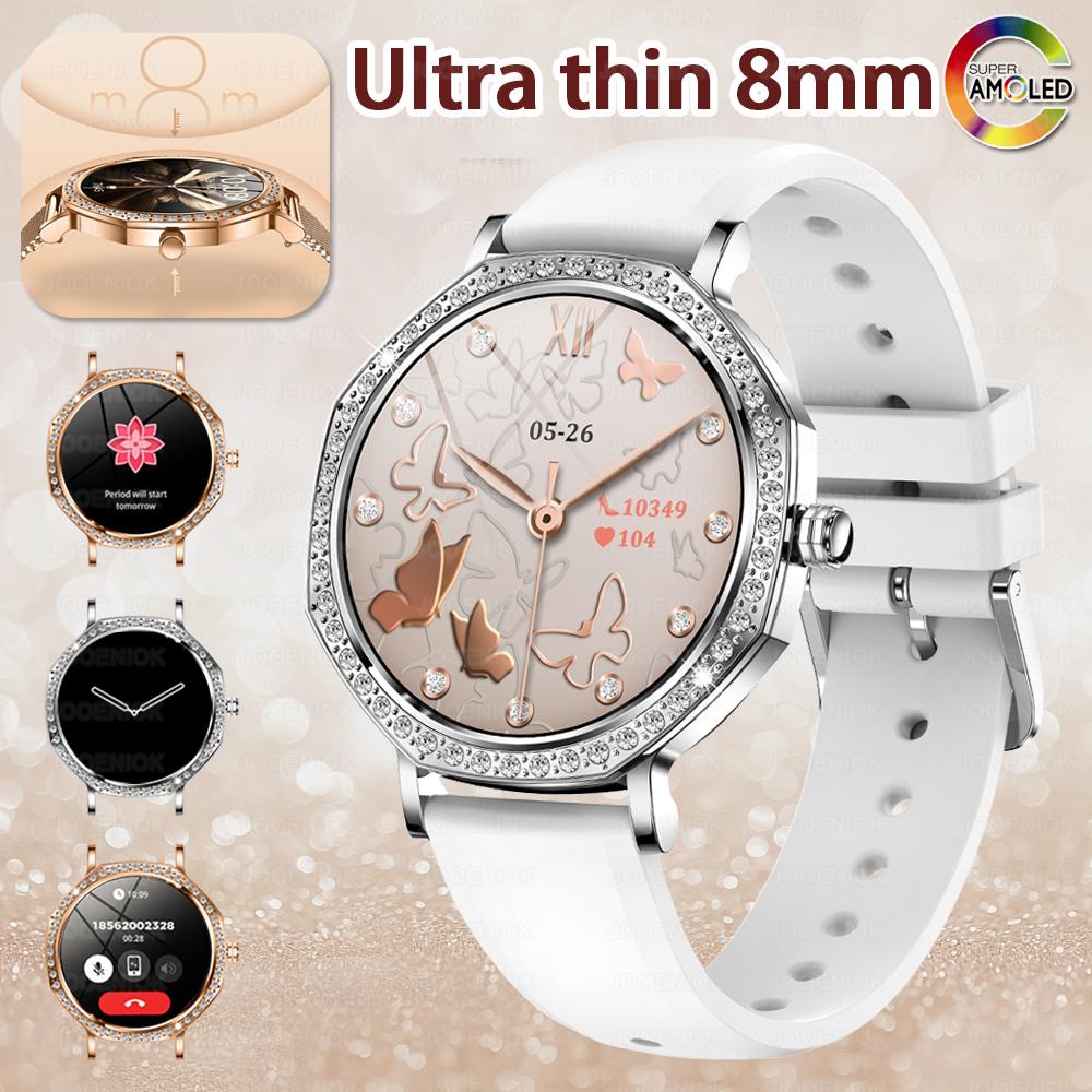 Ultra-Slim Fashion Women Smart Watch 1.32 inch AMOLED 466*466 HD Display Bluetooth Call Diamond-Finished Case Smartwatch білий
Ultra-Slim Fashion Women Smart Watch 1.32 inch AMOLED 466*466 HD Display Bluetooth Call Diamond-Finished Case Smartwatch білий