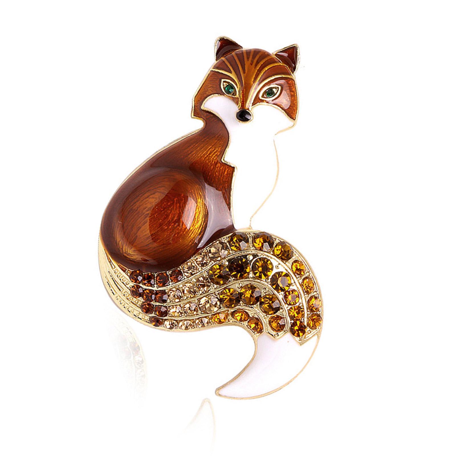 Эмалевые лисы брошь стразы булавка-подвеска значок в виде животного ювелирные изделия украшение для рюкзака модные аксессуары для курток коричневый
Эмалевые лисы брошь стразы булавка-подвеска значок в виде животного ювелирные изделия украшение для рюкзака модные аксессуары для курток коричневый