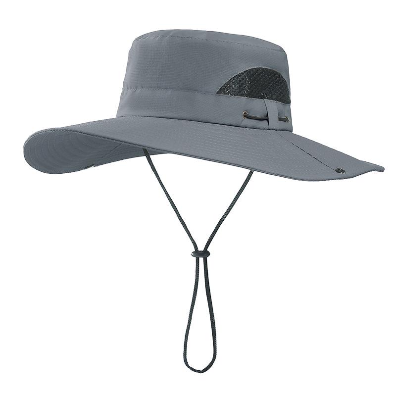 Модная летняя ковбойская шляпа для мужчин, для рыбалки, походов, пляжа, сетчатая дышащая, анти-УФ, солнцезащитная кепка, большая, с широким краем
Модная летняя ковбойская шляпа для мужчин, для рыбалки, походов, пляжа, сетчатая дышащая, анти-УФ, солнцезащитная кепка, большая, с широким краем