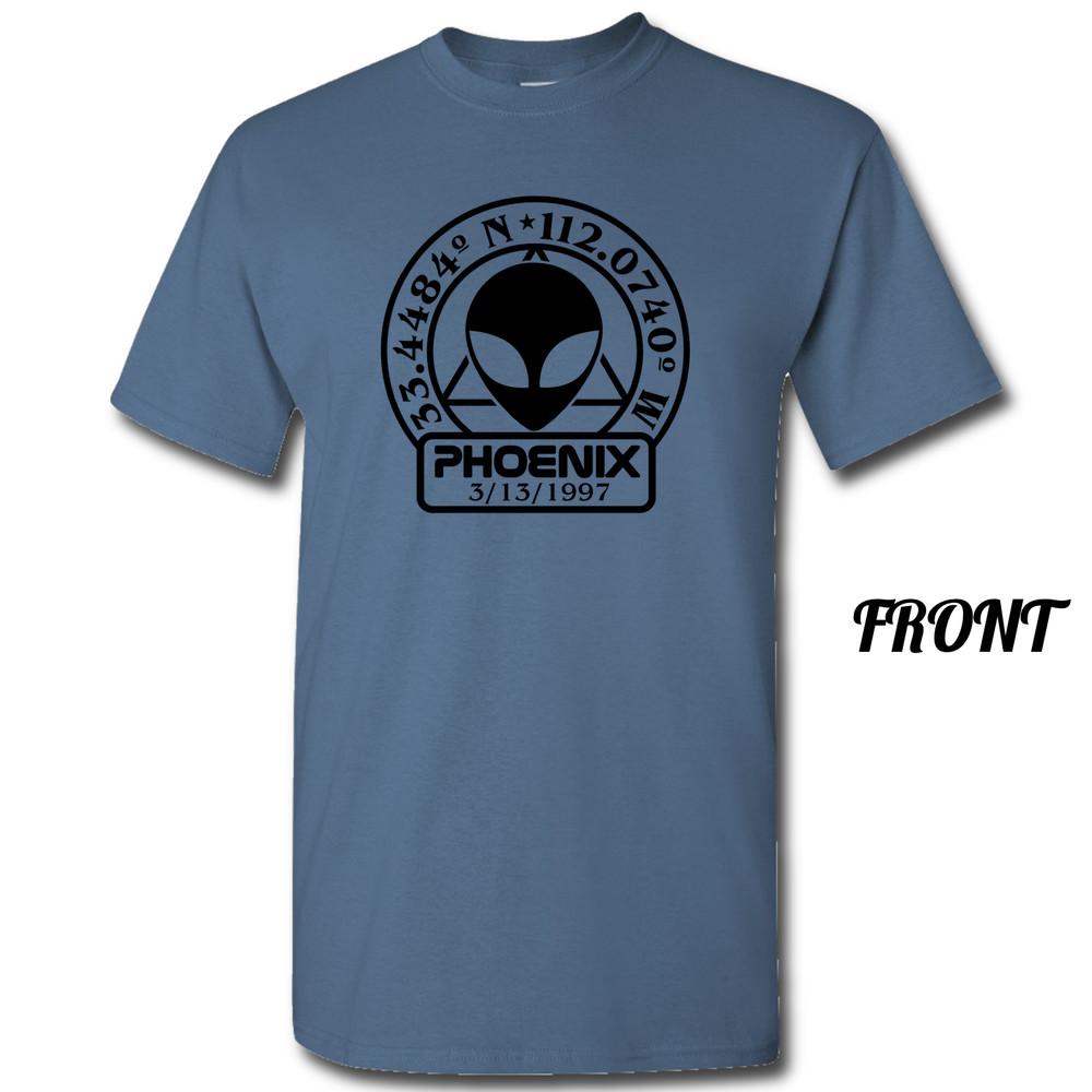 Phoenix Ufo Alien Incident Shirt Brand New Multiple Sizes and Colors Unisex T-Shirt S
Phoenix Ufo Alien Incident Shirt Brand New Multiple Sizes and Colors Unisex T-Shirt S