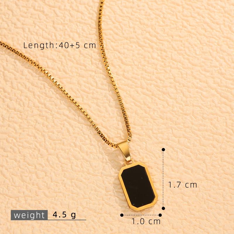 Star Square Pendant Necklace - Fashionable, Non-fading Clavicle Chain with a Chic, Luxurious Design
Star Square Pendant Necklace - Fashionable, Non-fading Clavicle Chain with a Chic, Luxurious Design