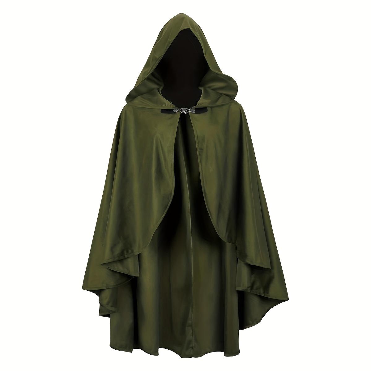Mysterious Hooded Cape Black Flowing Fabric for Magic Show Costume Halloween Party Gothic Themed Events and Performances One Size оливковий
Mysterious Hooded Cape Black Flowing Fabric for Magic Show Costume Halloween Party Gothic Themed Events and Performances One Size оливковий
