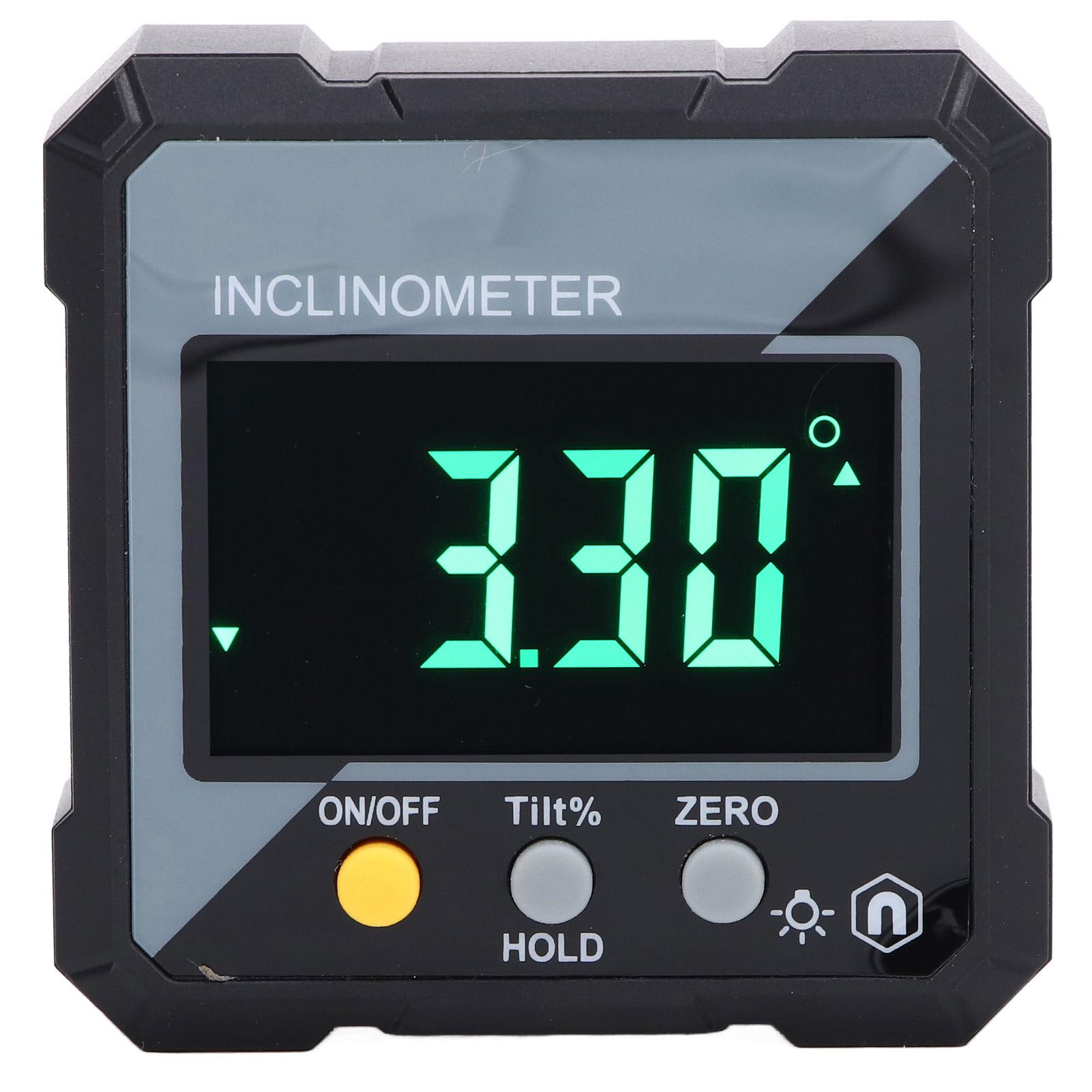 Digital Angle Finder High Accuracy Magnetic Inclinometer Box Electronic Protractor 4x90 degrees
Digital Angle Finder High Accuracy Magnetic Inclinometer Box Electronic Protractor 4x90 degrees