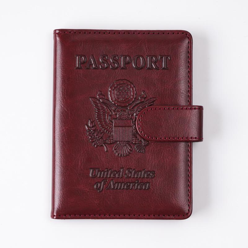 New Leather Magnetic Hasp RFID Passport Cover Anti Magnetic Passport Holder Travel Wallet Men Women Id Holder Air Ticket Holder бордовий
New Leather Magnetic Hasp RFID Passport Cover Anti Magnetic Passport Holder Travel Wallet Men Women Id Holder Air Ticket Holder бордовий