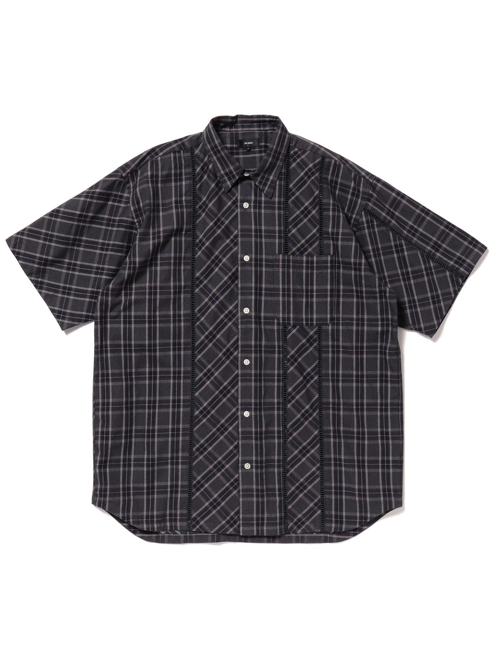 Мужская футболка Beams с коротким рукавом, кружевная клетка тартан, серая, размер S, 11010563803
Мужская футболка Beams с коротким рукавом, кружевная клетка тартан, серая, размер S, 11010563803