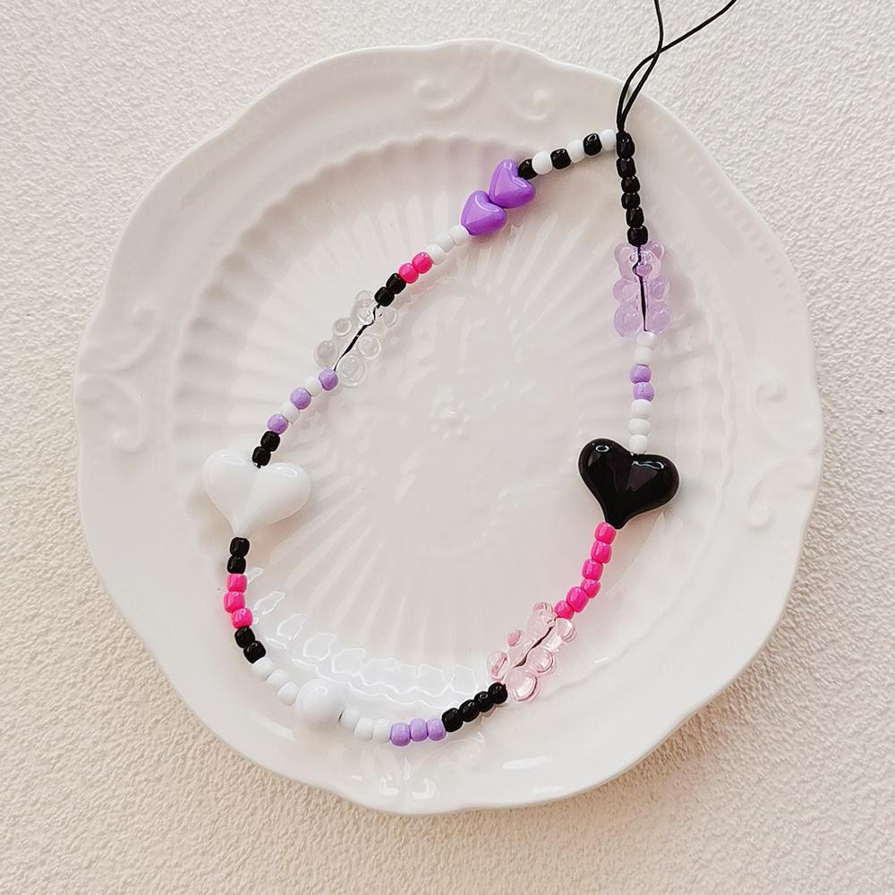 The same INS style in Japan and South Korea, the new colored bear love anti-loss hand-held fashion chain, and the short mobile phone chain.
The same INS style in Japan and South Korea, the new colored bear love anti-loss hand-held fashion chain, and the short mobile phone chain.