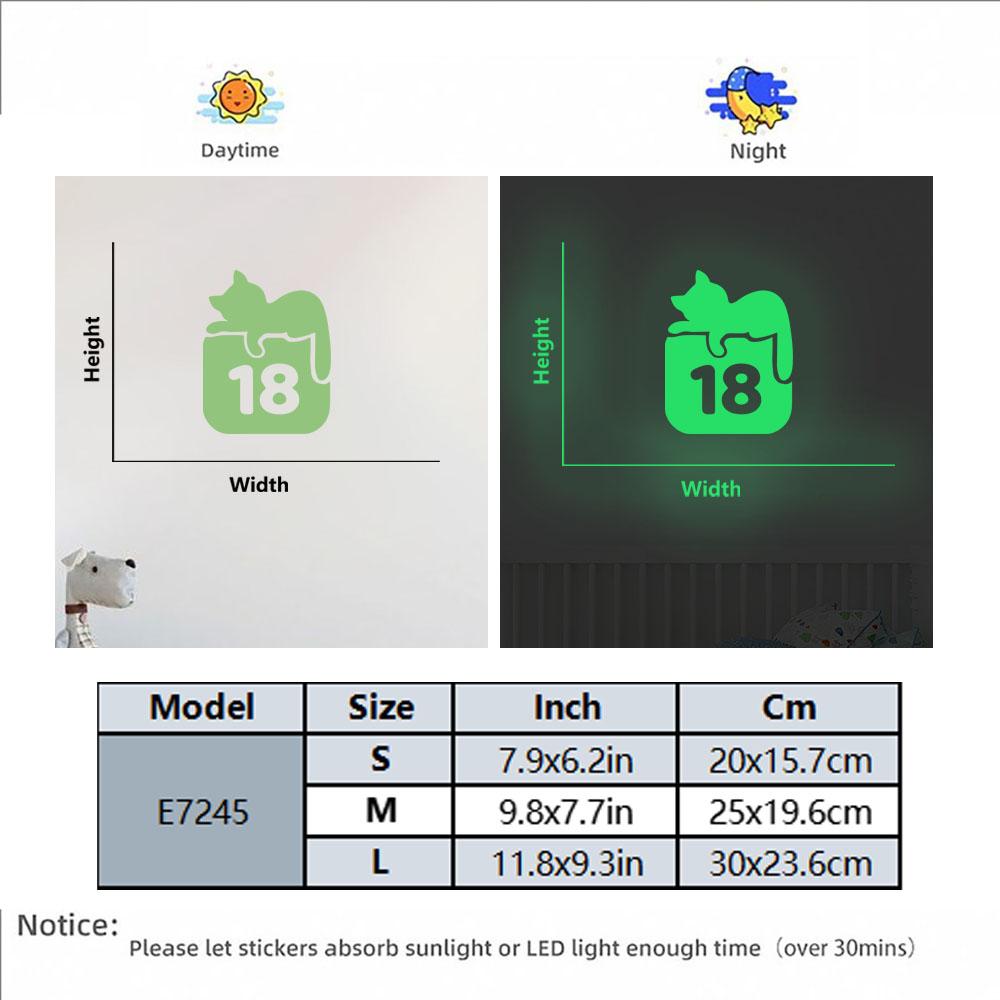 1PC Cute Kitten Style Fluorescent Indoor Luminous Stickers Personalised Waterproof Rubbish Bin Sticker for Wheeled Rubbish Bins M
1PC Cute Kitten Style Fluorescent Indoor Luminous Stickers Personalised Waterproof Rubbish Bin Sticker for Wheeled Rubbish Bins M
