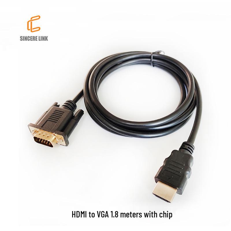 HDTV to VGA Male Adapter Cable 1.8m with 5210 Chip, 1080P High Definition.
HDTV to VGA Male Adapter Cable 1.8m with 5210 Chip, 1080P High Definition.