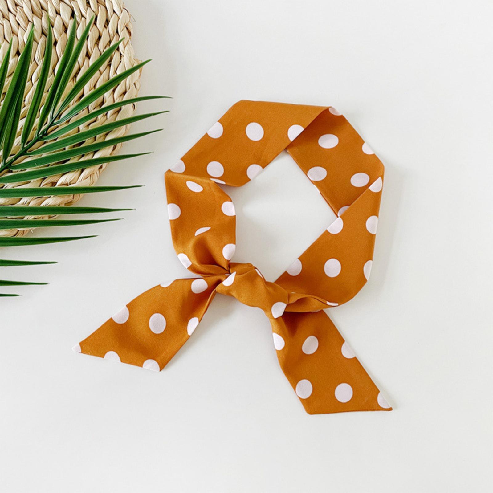 Ladies Polka Dot Small Long Strip Ribbon Fashionable Scarf Tie Neck High-end Belt Slender Narrow Scarf One Size жовтий
Ladies Polka Dot Small Long Strip Ribbon Fashionable Scarf Tie Neck High-end Belt Slender Narrow Scarf One Size жовтий