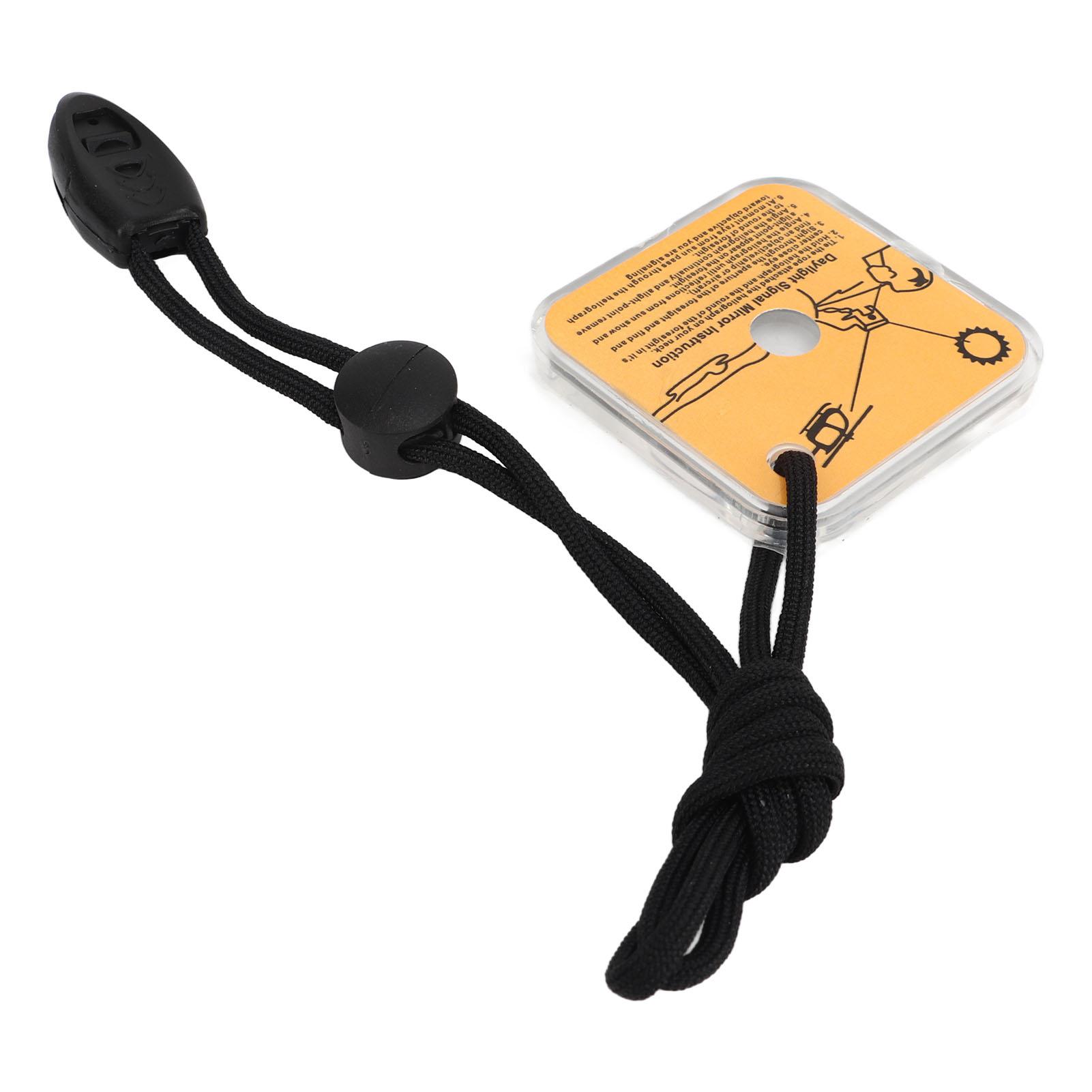 Outdoor Signal Mirror with Whistle Multi Functional Survival Reflective Mirror with Lanyard for Outdoor Activities
Outdoor Signal Mirror with Whistle Multi Functional Survival Reflective Mirror with Lanyard for Outdoor Activities