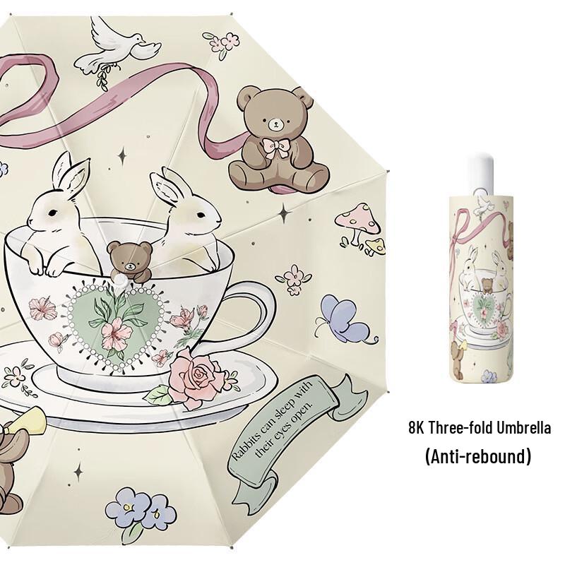 OIMG Baroque Rabbit Automatic UV Protection Umbrella
OIMG Baroque Rabbit Automatic UV Protection Umbrella