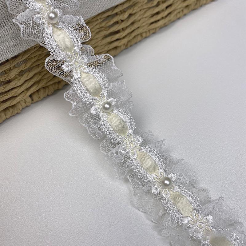 1Yard Lolita Pleated Lace Lvory Bead Ruffled Lace Fabric Edging Satin Ribbon Diy Clothing Curtain Furniture Decoration Accessory 1Yard абрикосовый света
1Yard Lolita Pleated Lace Lvory Bead Ruffled Lace Fabric Edging Satin Ribbon Diy Clothing Curtain Furniture Decoration Accessory 1Yard абрикосовый света