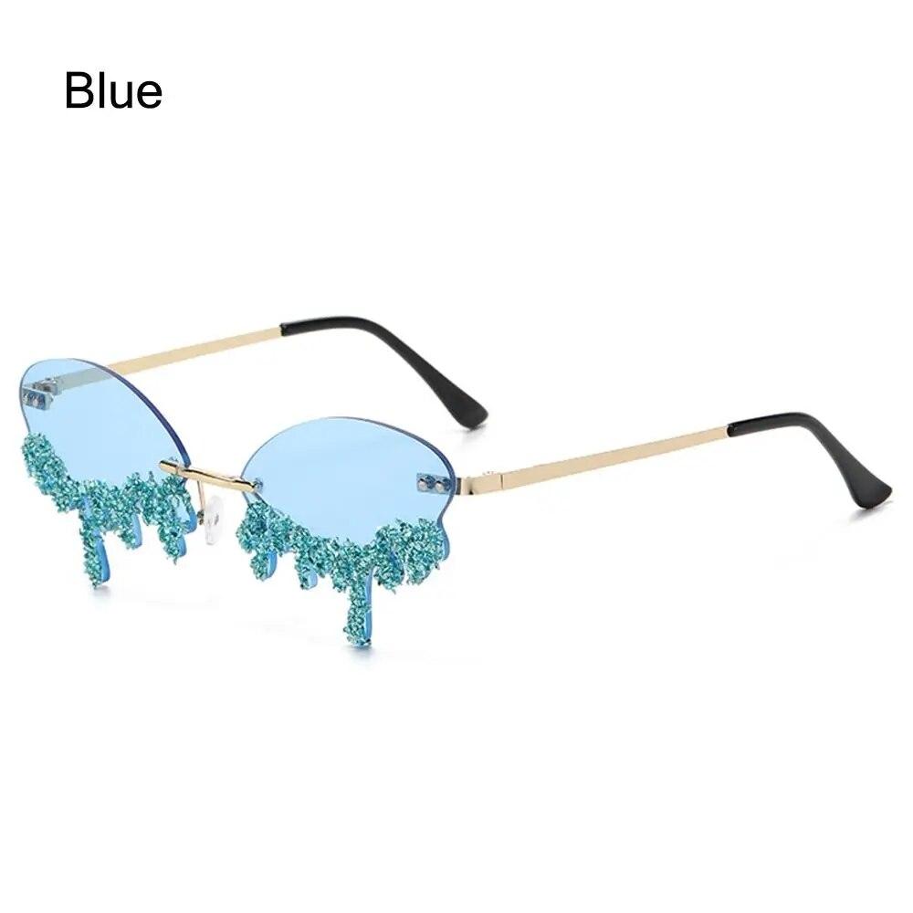 Маленькие овальные солнцезащитные очки без оправы в форме слезы для женщин, модные блестящие солнцезащитные очки, забавные крутые вечерние очки, летние пляжные очки lentes de sol
Маленькие овальные солнцезащитные очки без оправы в форме слезы для женщин, модные блестящие солнцезащитные очки, забавные крутые вечерние очки, летние пляжные очки lentes de sol