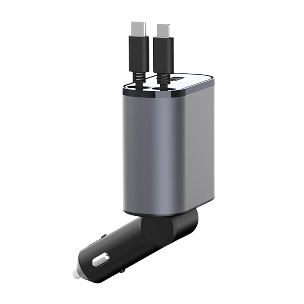 Автомобильное быстрое зарядное устройство с двумя USB-адаптерами для прикуривателя 4 в 1, розетка для быстрой зарядки, телескопический цифровой дисплей PD Type C QC
Автомобильное быстрое зарядное устройство с двумя USB-адаптерами для прикуривателя 4 в 1, розетка для быстрой зарядки, телескопический цифровой дисплей PD Type C QC