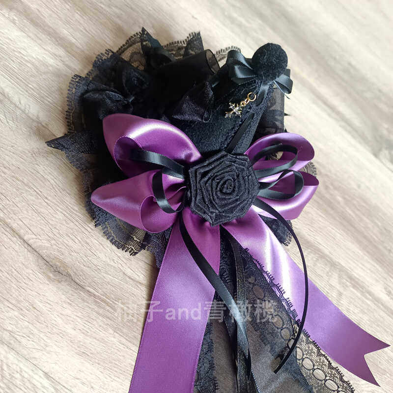 Black Purple Halloween Witch Hat Goth Cos Accessories Lolita Hair Accessories Handmade Hair Accessories for Women
Black Purple Halloween Witch Hat Goth Cos Accessories Lolita Hair Accessories Handmade Hair Accessories for Women