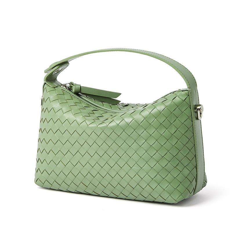 New niche fashion diamond hand carry dumpling bag, shoulder messenger bag, genuine leather women s bag, sheepskin woven bag grass зелений колір
New niche fashion diamond hand carry dumpling bag, shoulder messenger bag, genuine leather women s bag, sheepskin woven bag grass зелений колір