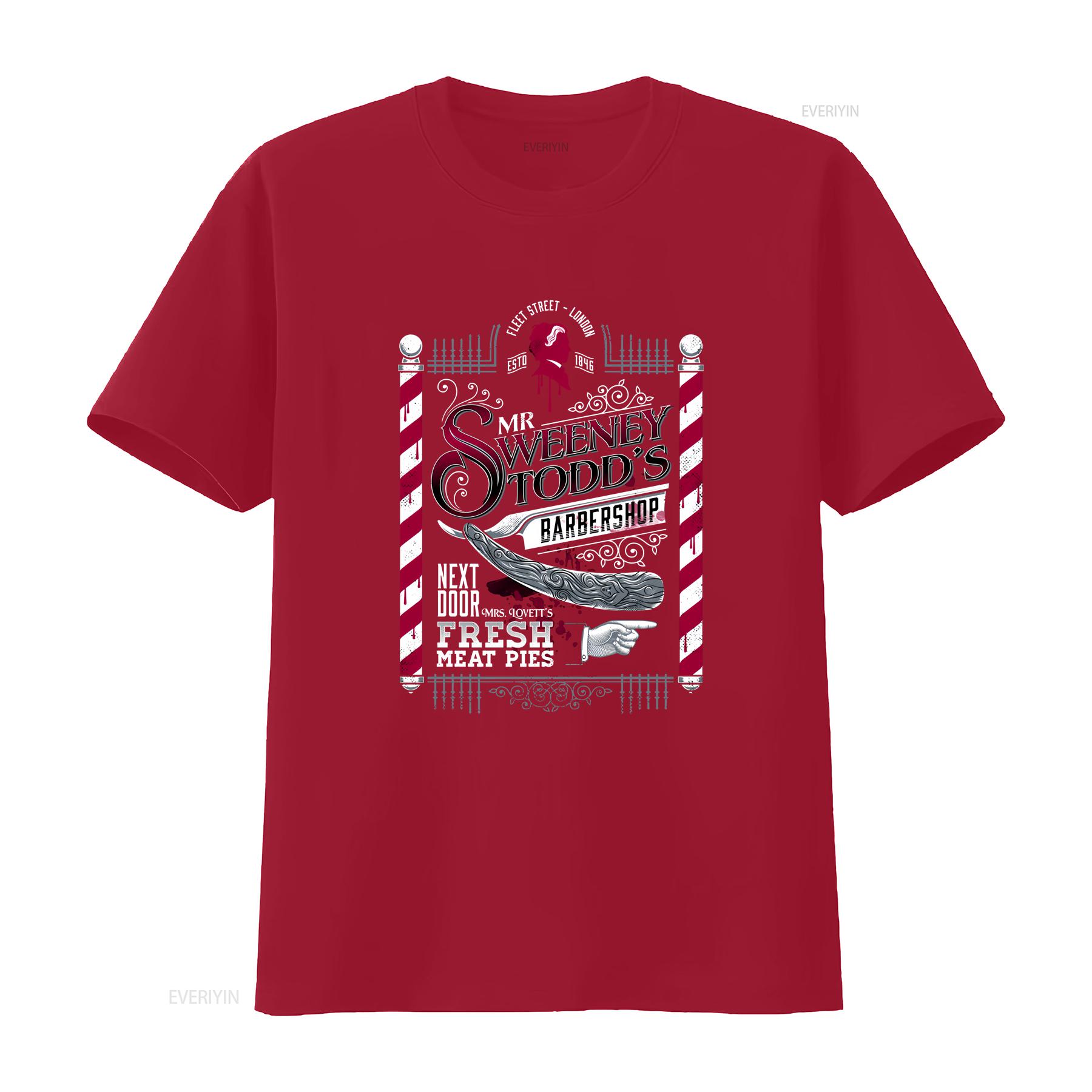 Sweeney Todd Barber of Fleet Street T Shirt Cotton Meat Pie Sizes 2022 vintage Washed Slightly Casual Versatile Stretched Soft S
Sweeney Todd Barber of Fleet Street T Shirt Cotton Meat Pie Sizes 2022 vintage Washed Slightly Casual Versatile Stretched Soft S