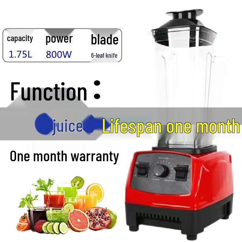 Multifunctional Blender: Commercial Smoothie Maker, Juicer, Food Processor, Ice Crusher & Soy Milk Grinder
Multifunctional Blender: Commercial Smoothie Maker, Juicer, Food Processor, Ice Crusher & Soy Milk Grinder