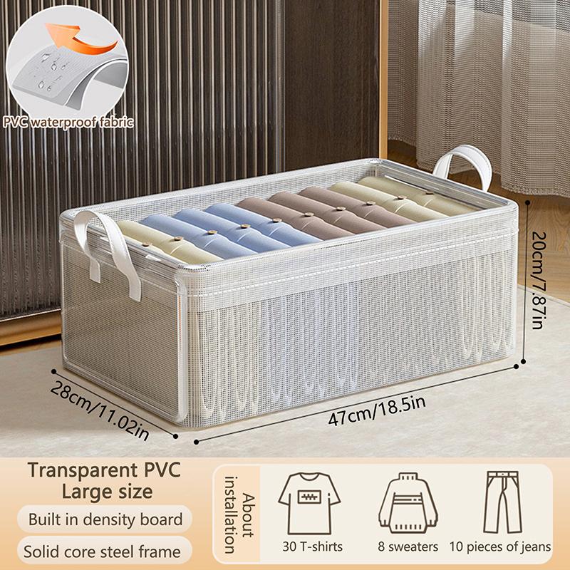 1 шт. ПВХ прозрачная корзина для хранения нижнего белья ящик для хранения гардероба и водонепроницаемая тканевая коробка
1 шт. ПВХ прозрачная корзина для хранения нижнего белья ящик для хранения гардероба и водонепроницаемая тканевая коробка