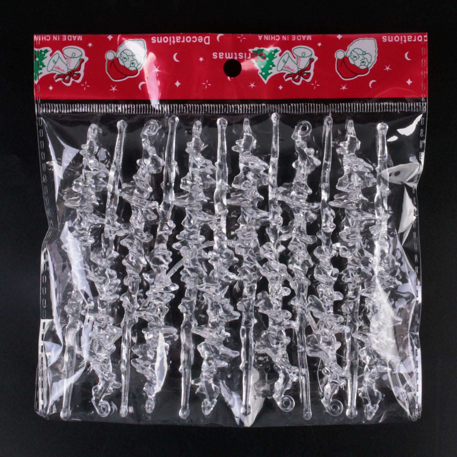 Креативні Прозорі Крижані Прикраси Для Різдвяних Свят Нові Прикраси для Різдвяної Ялинки з Підвісним Механізмом на Нитці One Size
Креативні Прозорі Крижані Прикраси Для Різдвяних Свят Нові Прикраси для Різдвяної Ялинки з Підвісним Механізмом на Нитці One Size