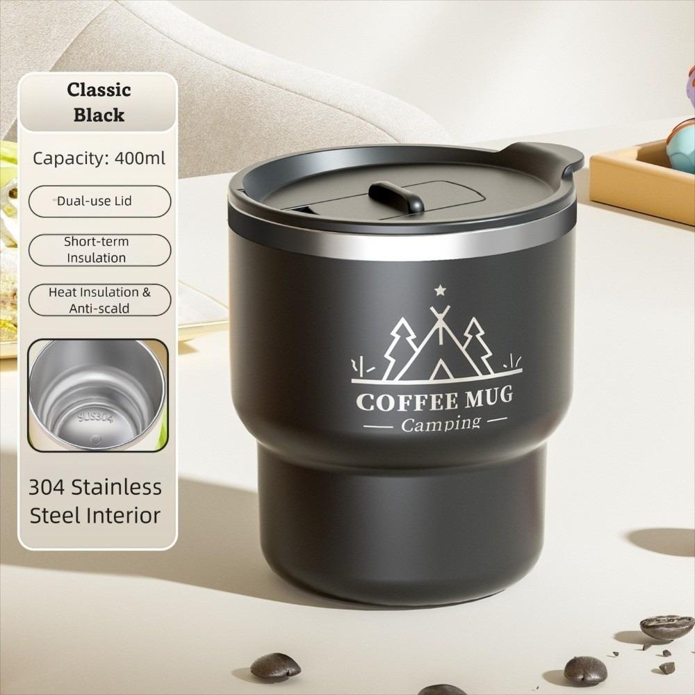 400ML Capacity Insulated Water Cup Double Layer Coffee Mug Portable Thermal Cup Coffee Drinking чорний
400ML Capacity Insulated Water Cup Double Layer Coffee Mug Portable Thermal Cup Coffee Drinking чорний