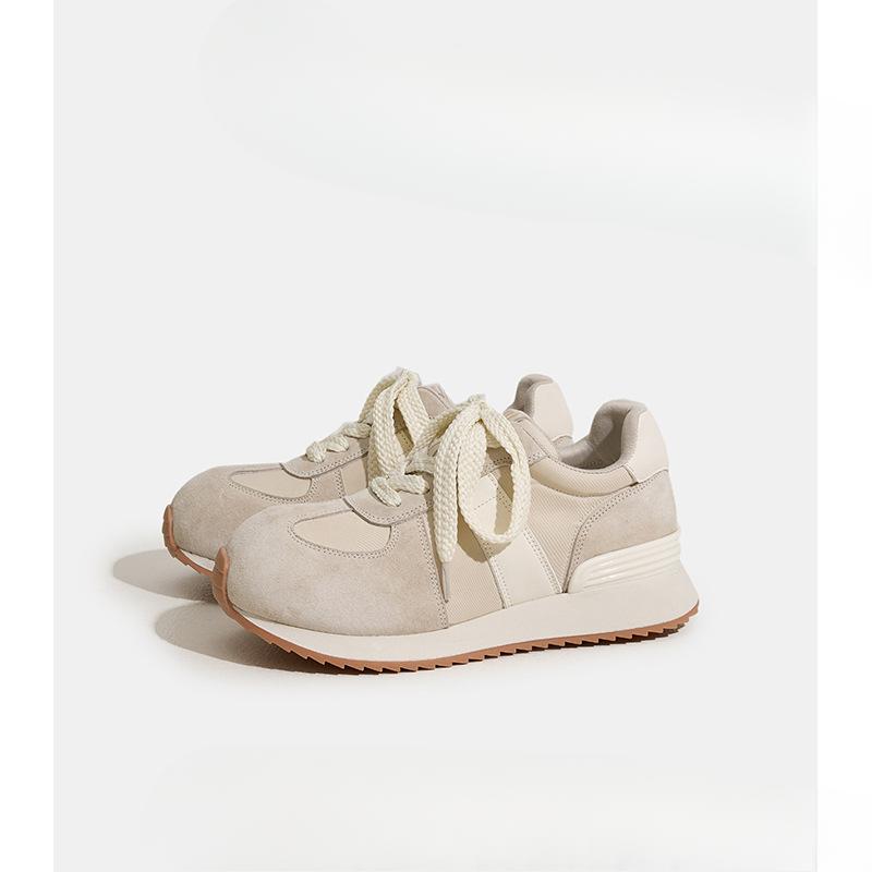 Новые туфли на платформе с круглым носком для женщин, легкие, на толстой подошве и универсальные кроссовки для папы 40 бежевый
Новые туфли на платформе с круглым носком для женщин, легкие, на толстой подошве и универсальные кроссовки для папы 40 бежевый