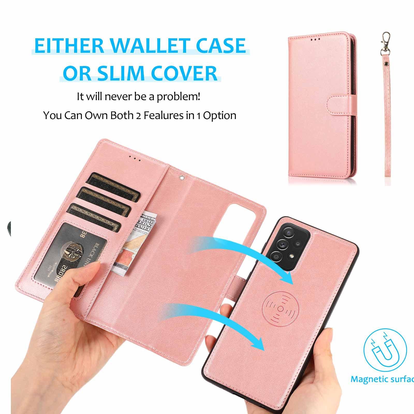 For Samsung Galaxy A53 5G Detachable Leather Coated TPU Case PU Leather Stand Wallet Phone Cover with Wrist Strap Brown
For Samsung Galaxy A53 5G Detachable Leather Coated TPU Case PU Leather Stand Wallet Phone Cover with Wrist Strap Brown