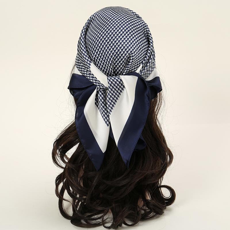 Luxury Houndstooth Print Square Scarf Women Soft Satin Hairband Neckerchief Tie Female Headband Foulard Bag Ribbon 70*70Cm One Size
Luxury Houndstooth Print Square Scarf Women Soft Satin Hairband Neckerchief Tie Female Headband Foulard Bag Ribbon 70*70Cm One Size