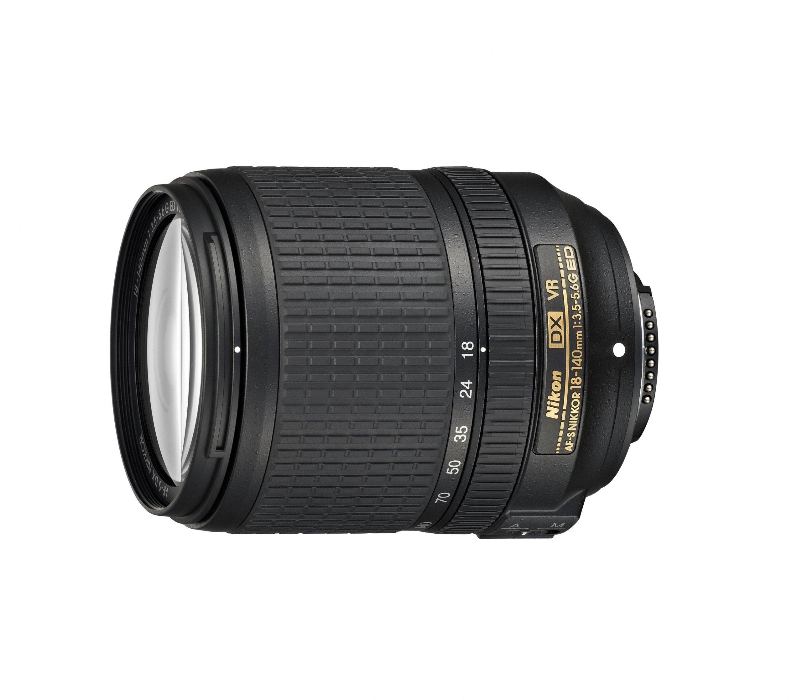 Об’єктив Nikon із великим збільшенням AF-S DX NIKKOR 18-140mm f/3.5-5.6G ED VR виключно для формату Nikon DX чорний
Об’єктив Nikon із великим збільшенням AF-S DX NIKKOR 18-140mm f/3.5-5.6G ED VR виключно для формату Nikon DX чорний