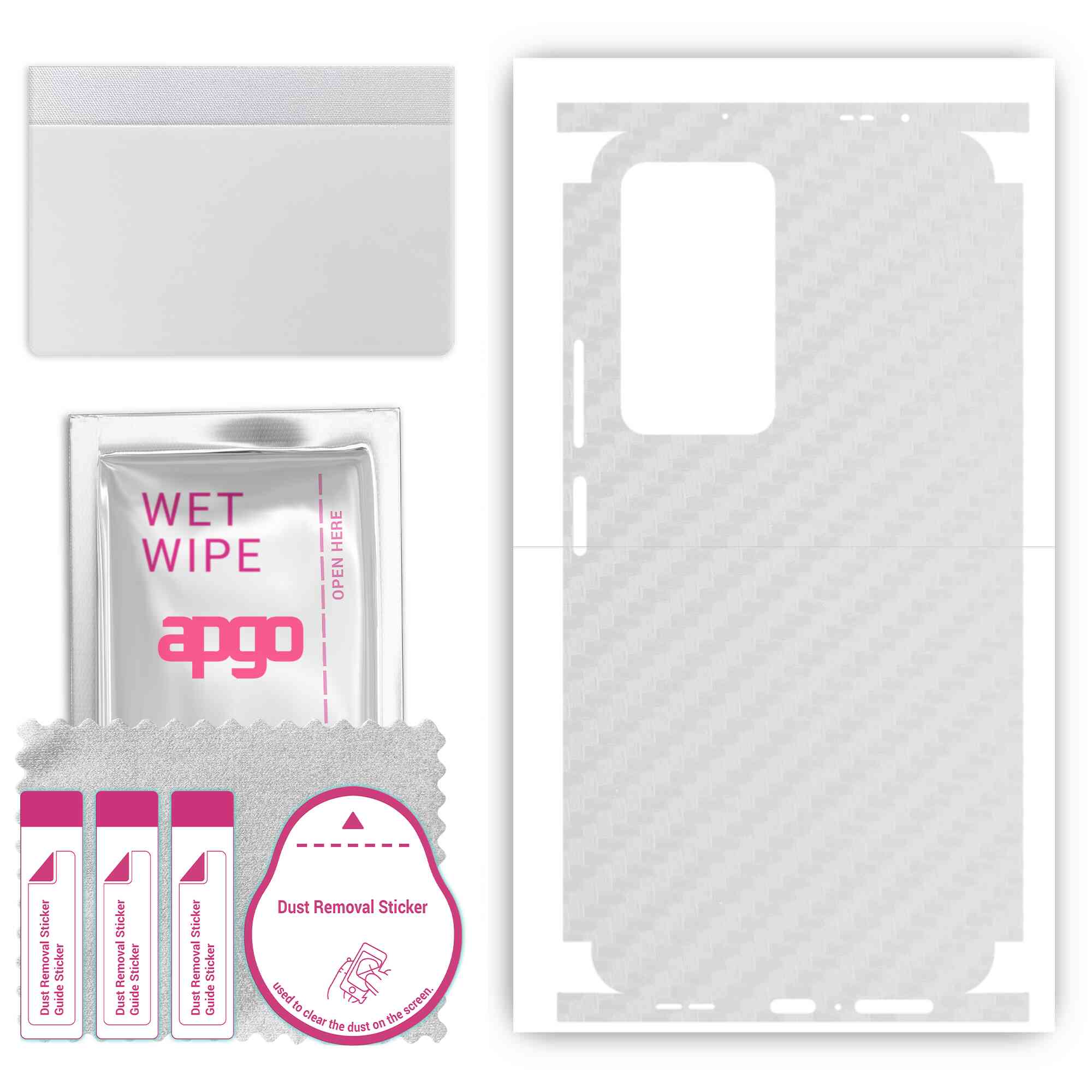 apgo Protective Skin Sticker for the back+sides compatible with Xiaomi Poco F4, Full Wrap Film, Foil, Vinyl - Pattern Transparent Carbon
apgo Protective Skin Sticker for the back+sides compatible with Xiaomi Poco F4, Full Wrap Film, Foil, Vinyl - Pattern Transparent Carbon