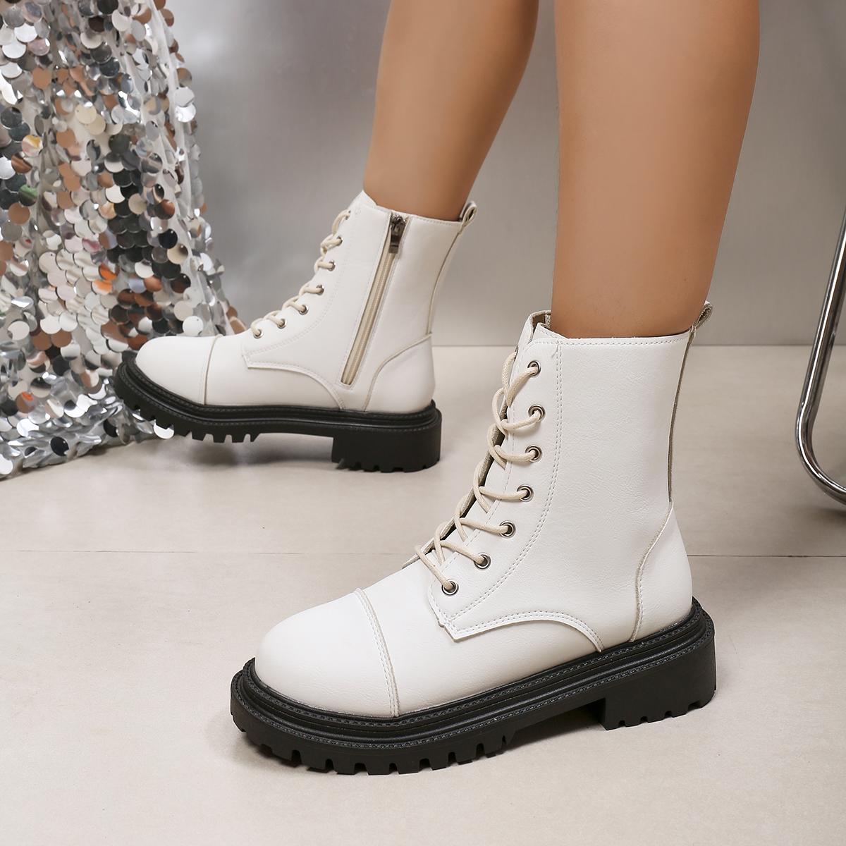 Fashion Short Boots Women Autumn New Ladies Lace-up White Ankle Boots Thick Bottom Women s Shoes Casual Round Toe Short Botines 35 белый
Fashion Short Boots Women Autumn New Ladies Lace-up White Ankle Boots Thick Bottom Women s Shoes Casual Round Toe Short Botines 35 белый