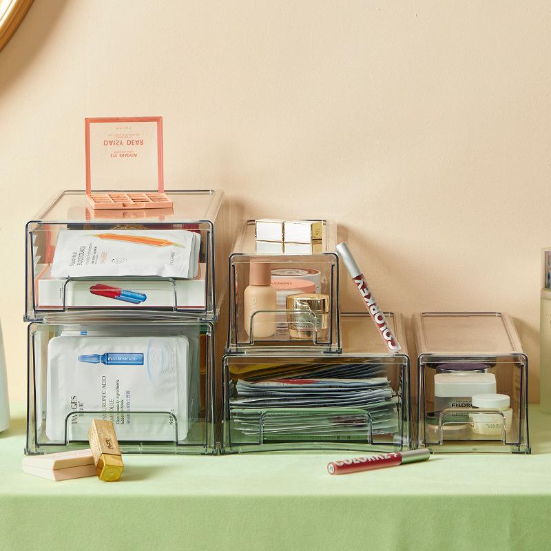 High Capacity Transparent Desktop Storage Box Acrylic Cosmetic Facial Mask Organizer Classification Pantry Cabinet with Drawers
High Capacity Transparent Desktop Storage Box Acrylic Cosmetic Facial Mask Organizer Classification Pantry Cabinet with Drawers